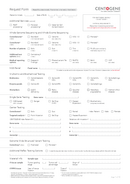 CENTOGENE Ordering US Customers Request Form General