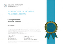 CENTOGENE CAP Accreditation Certificate PDF