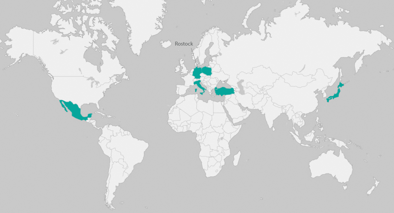 CENTOGENE EHA Study Global Map