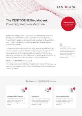 CENTOGENEバイオデータベース