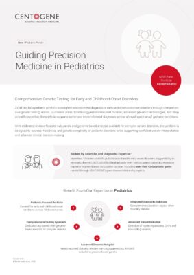 Pediatric Panels | Product Sheet