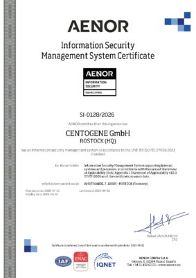 Information Security Management System – ISO/IEC 27001:2023 Certificate